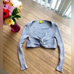 π
Womanβs V-Neck Cropped Sweater π
